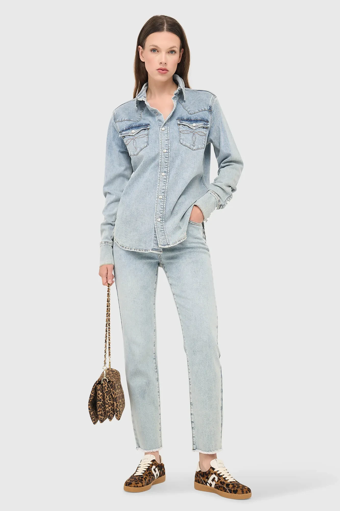 Denim-Bluse für Damen, Stretch, Levi's 565
