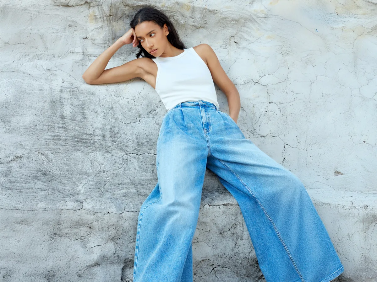 JANICE Dollar Wide Leg Jeans