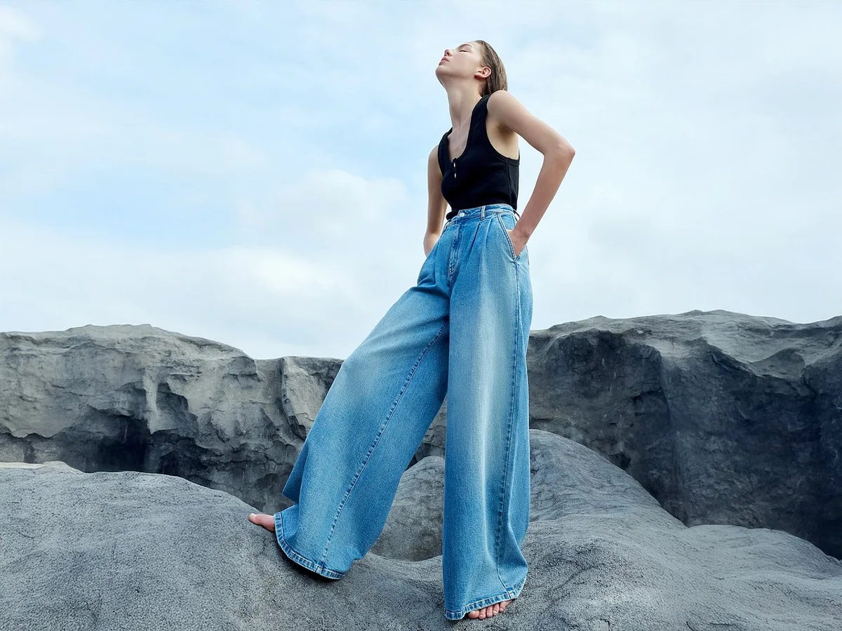 JANICE Dollar Wide Leg Jeans — Bold Denim Silhouet