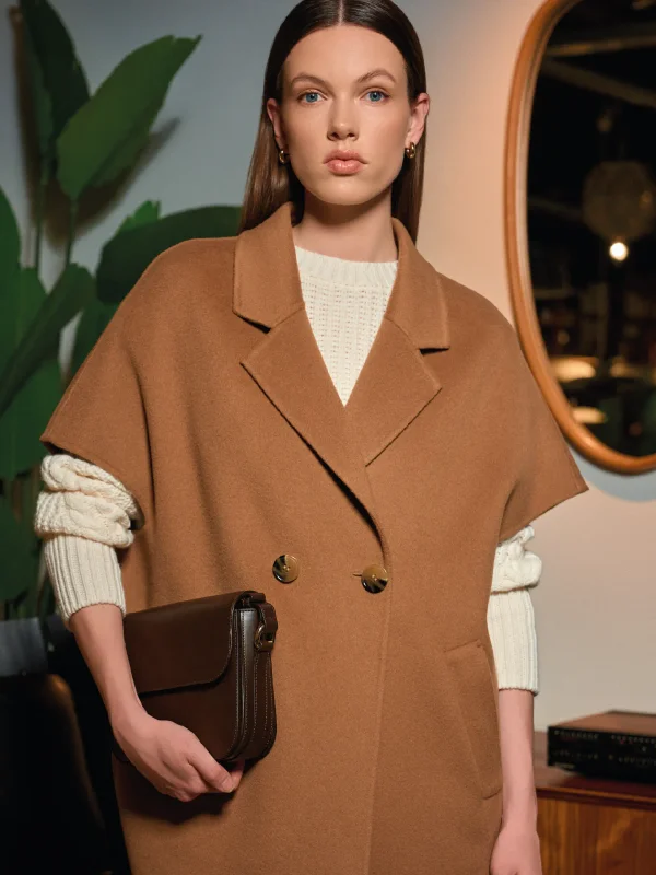 cashmere wol jas archie cognac dames mode janice