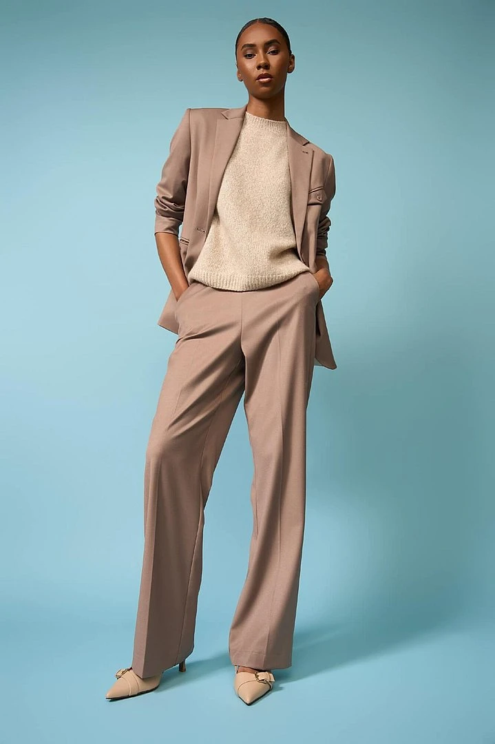 Blazer Dames Getailleerd Bruin Jeremy