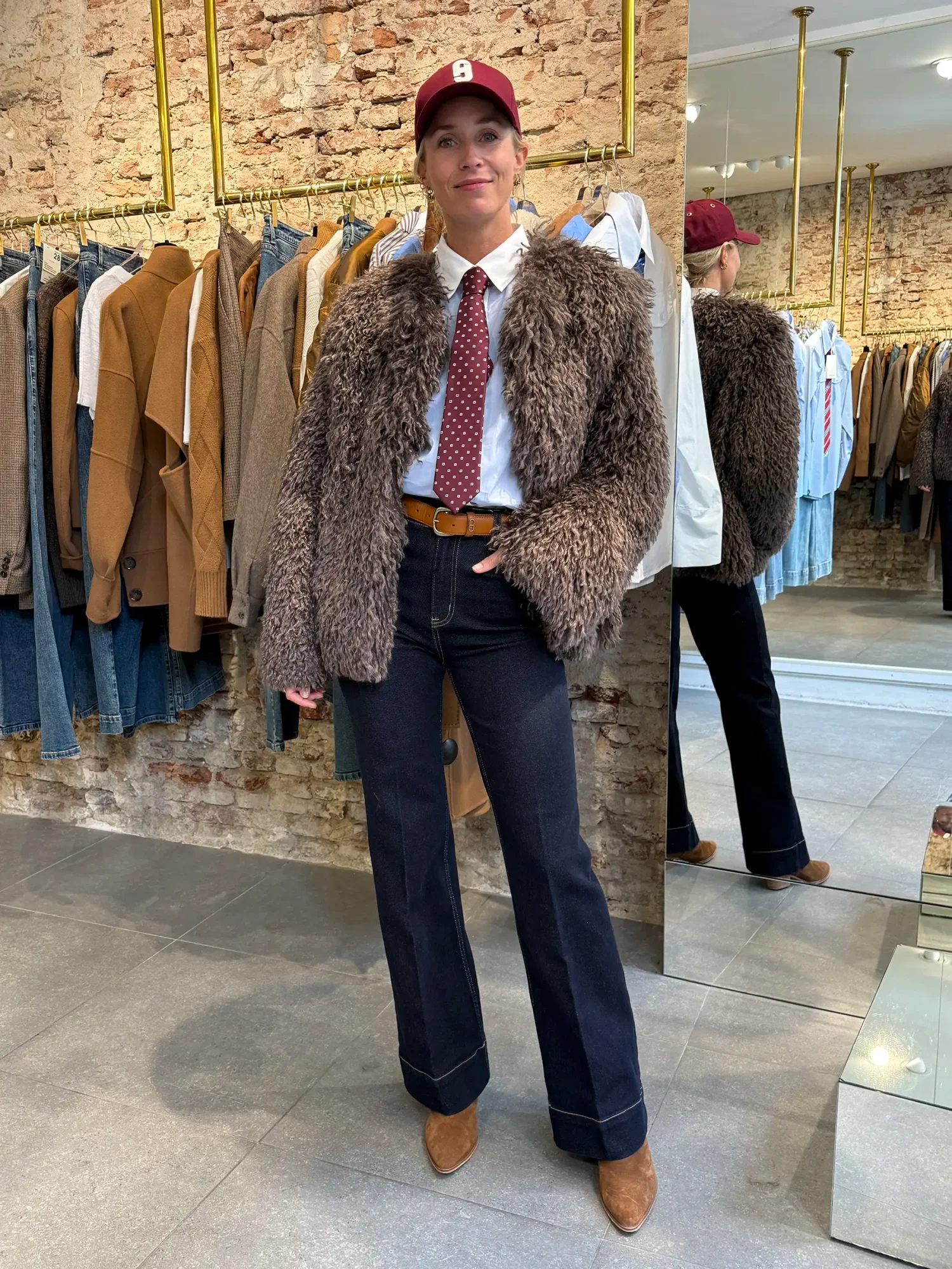 Fake Fur Bont Jas Dames Janice