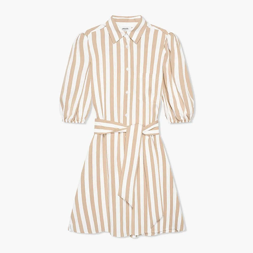 Gavin Jurk Beige Streep