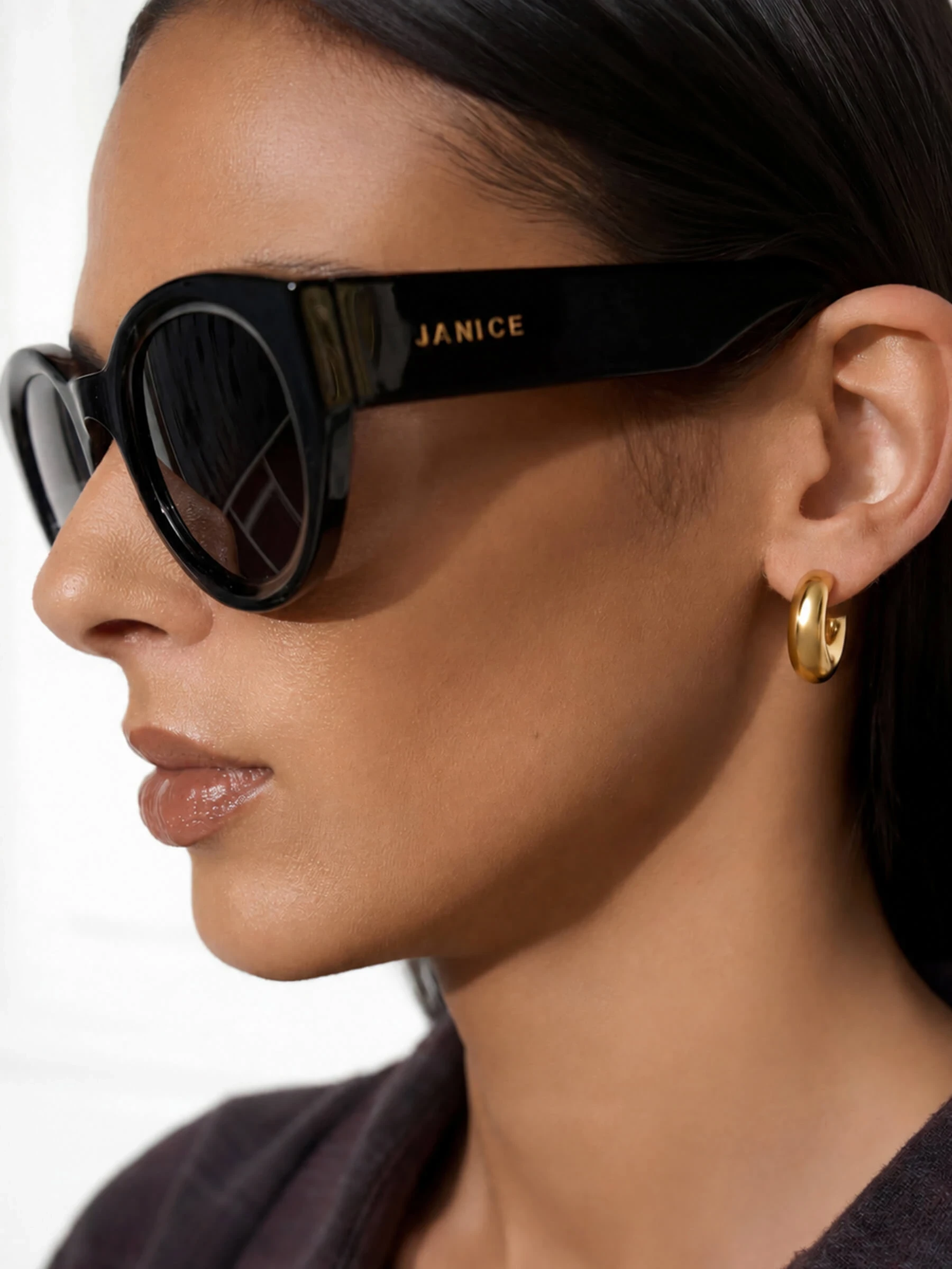Gouden Oorbellen Creolen Creolen Hoops Chandler Small