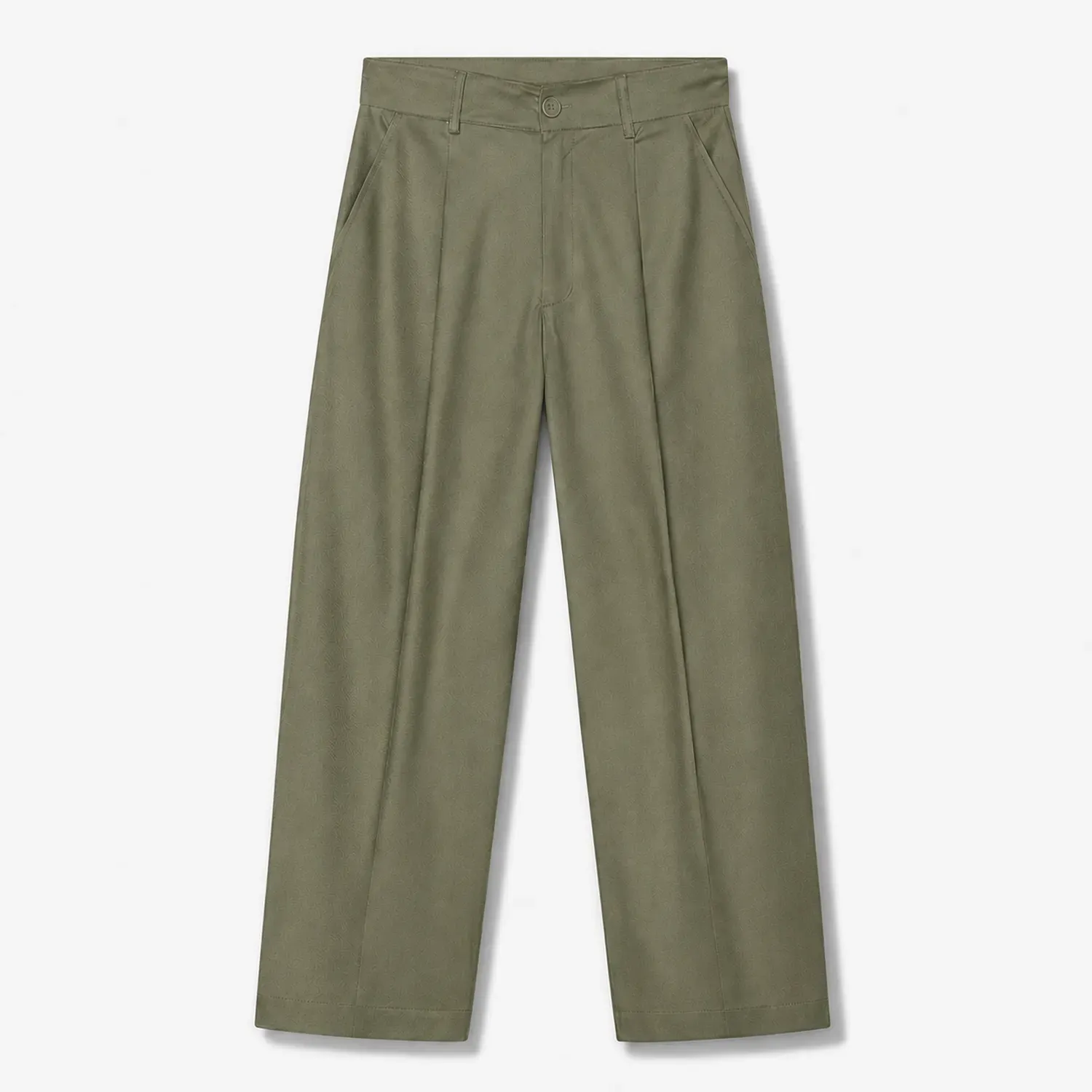 Groene Katoenen Paperbag Broek Steekzakken Barrel Balti