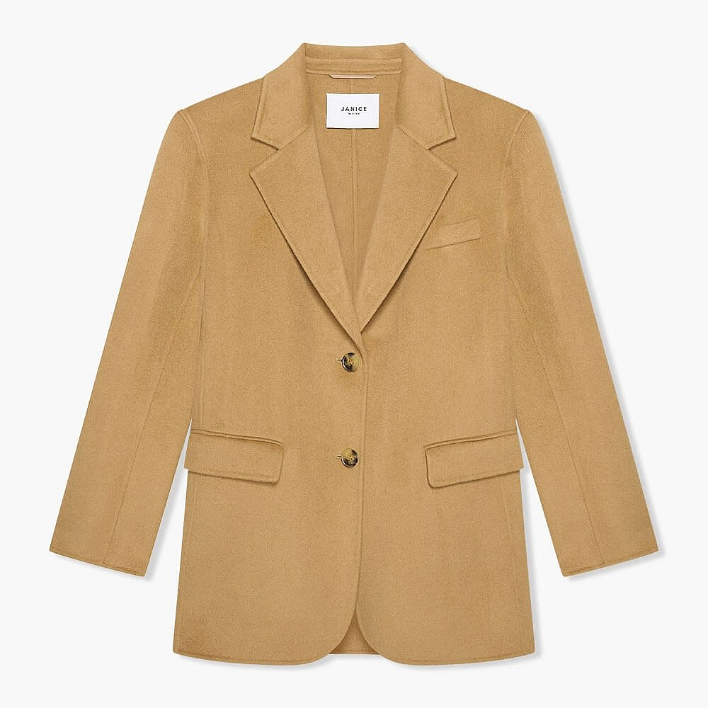 Cashmere Dames Blazer Camel Hank