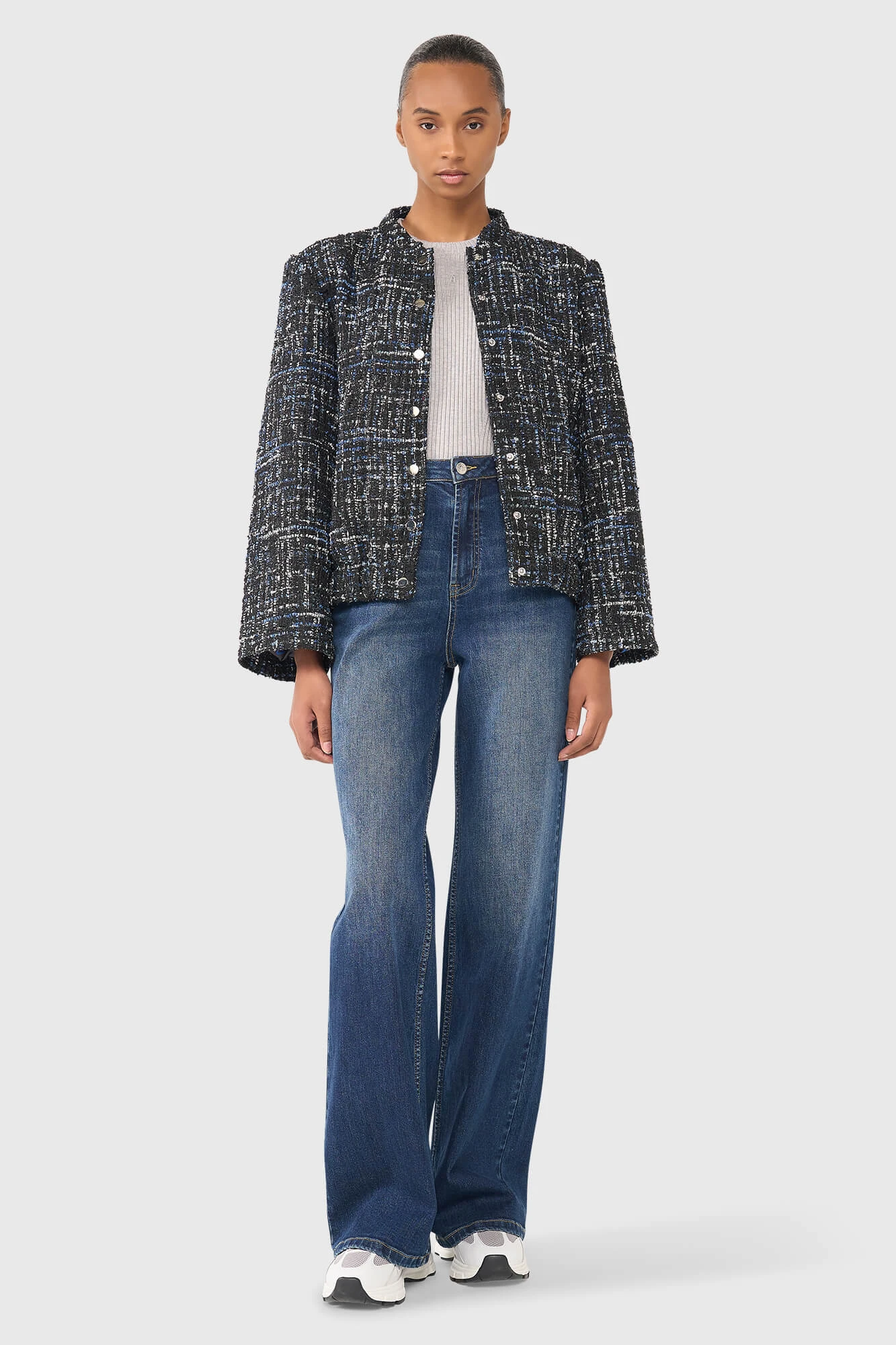 Maddox Blauw Lurex
