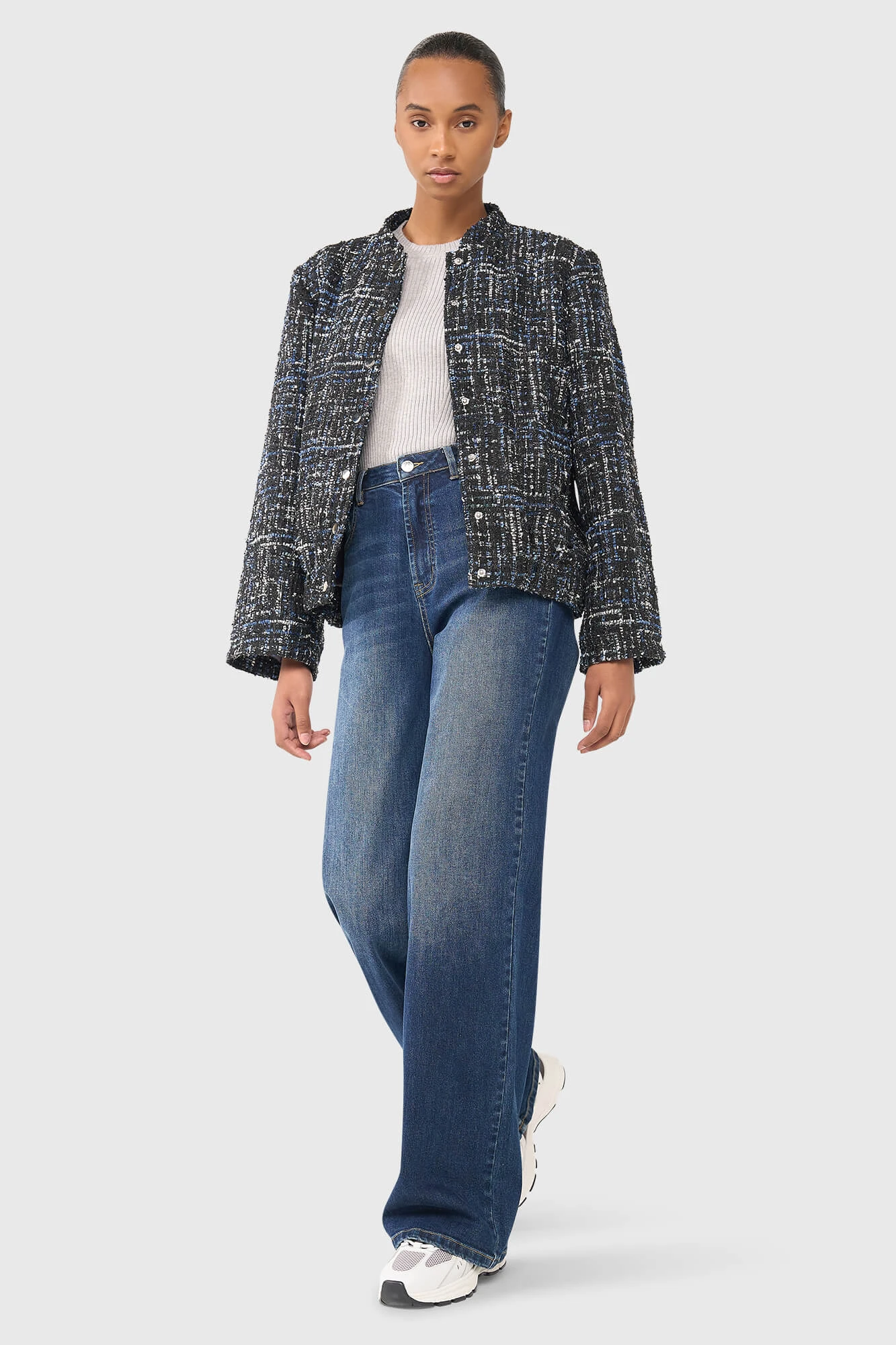 Maddox Blauw Lurex