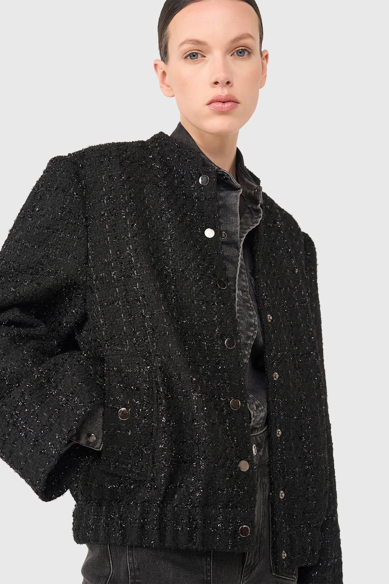 Maddox Zwart Lurex