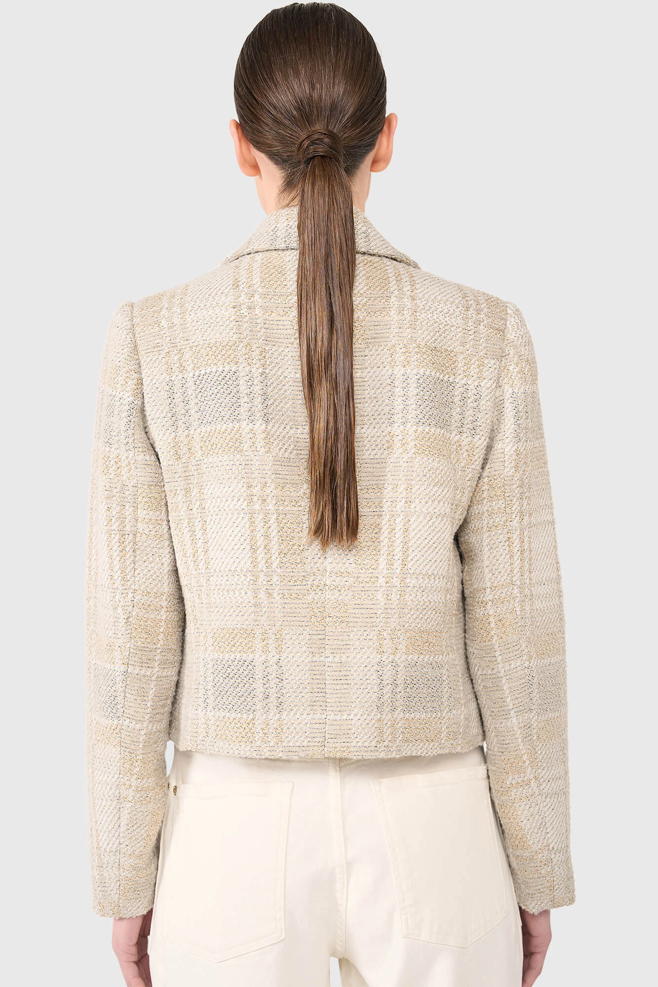 Tatum Grau Tweed Lurex