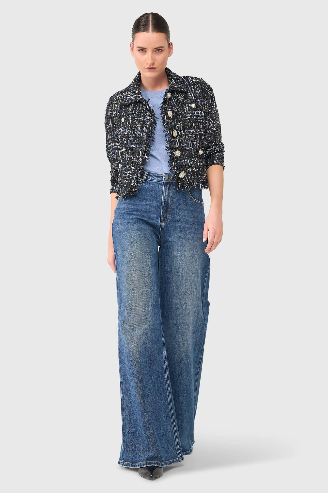 Tatum Blauw Lurex