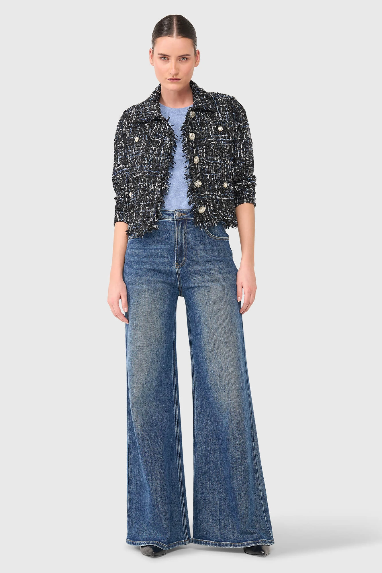 Tatum Blauw Lurex