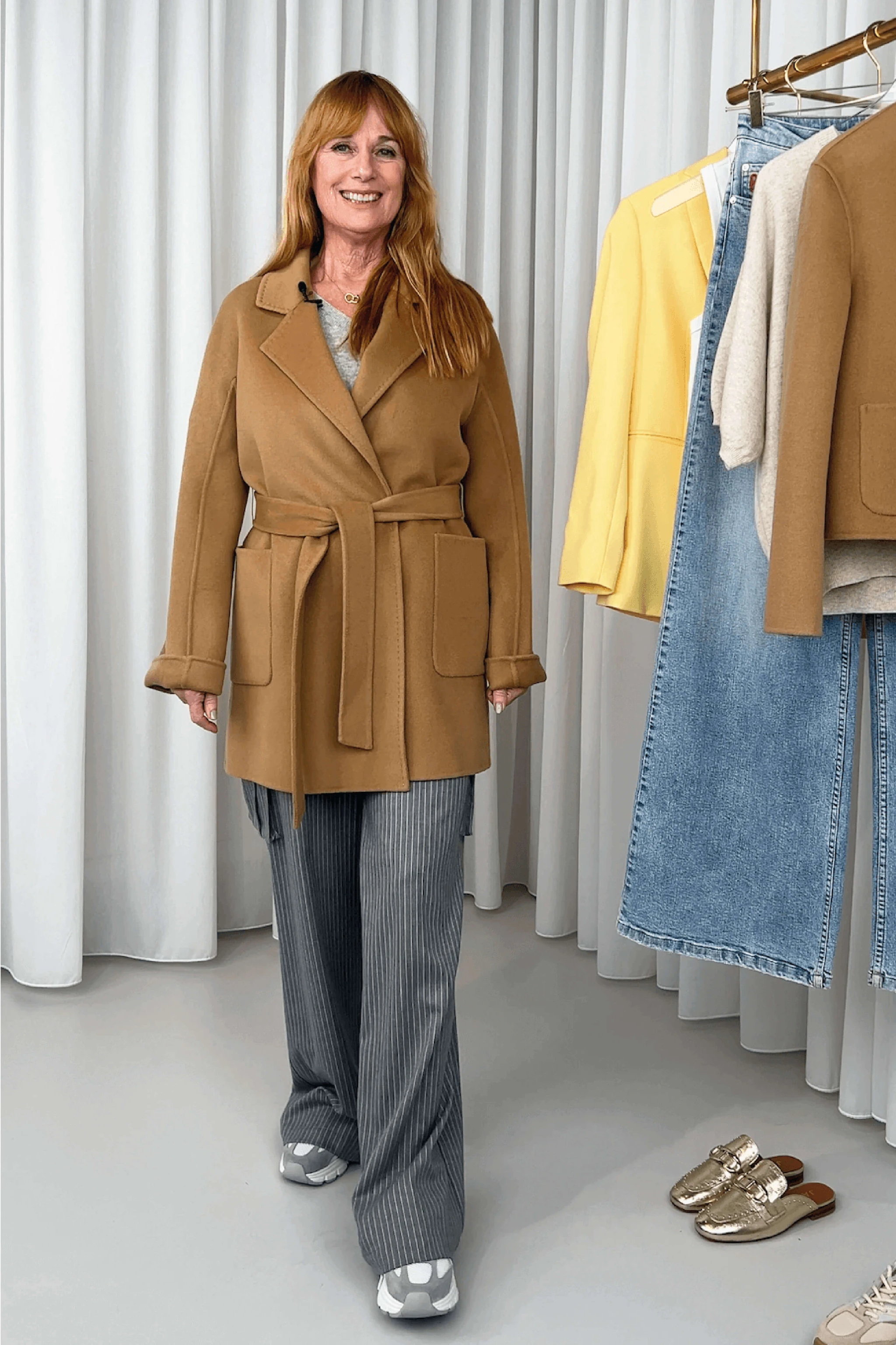 Calvin jacket camel