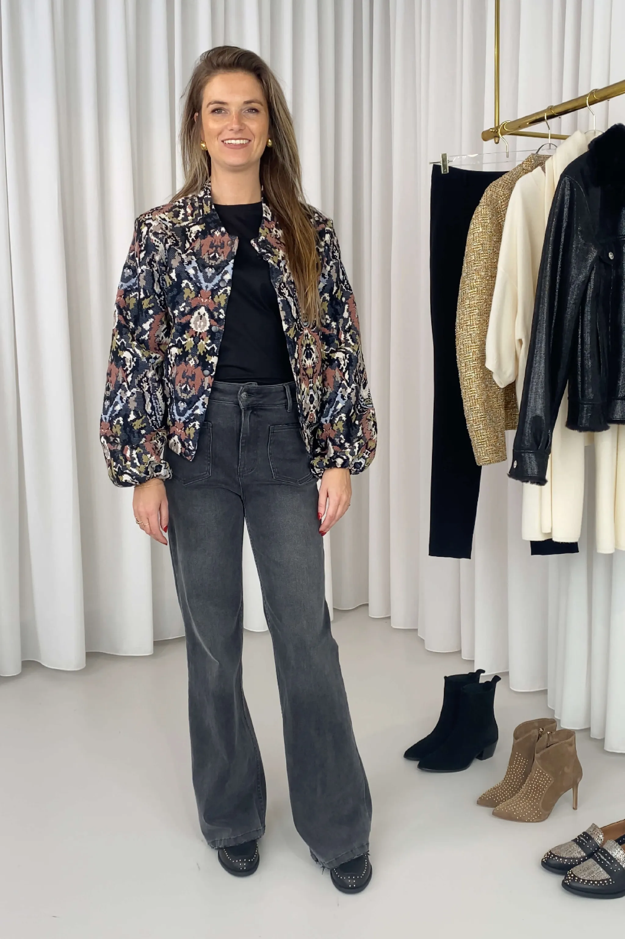 Jas Jacquard Dames