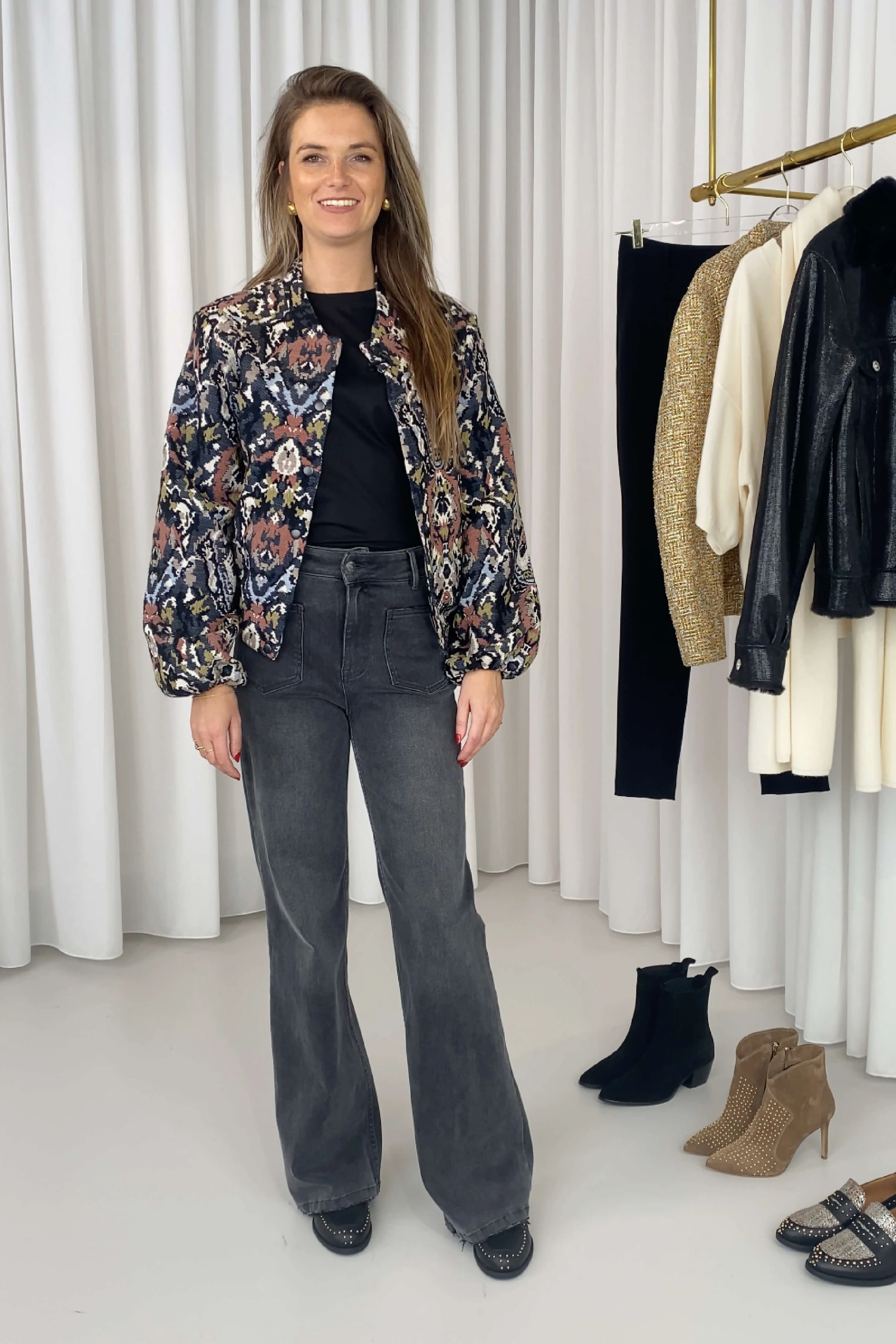 Jas Jacquard Dames