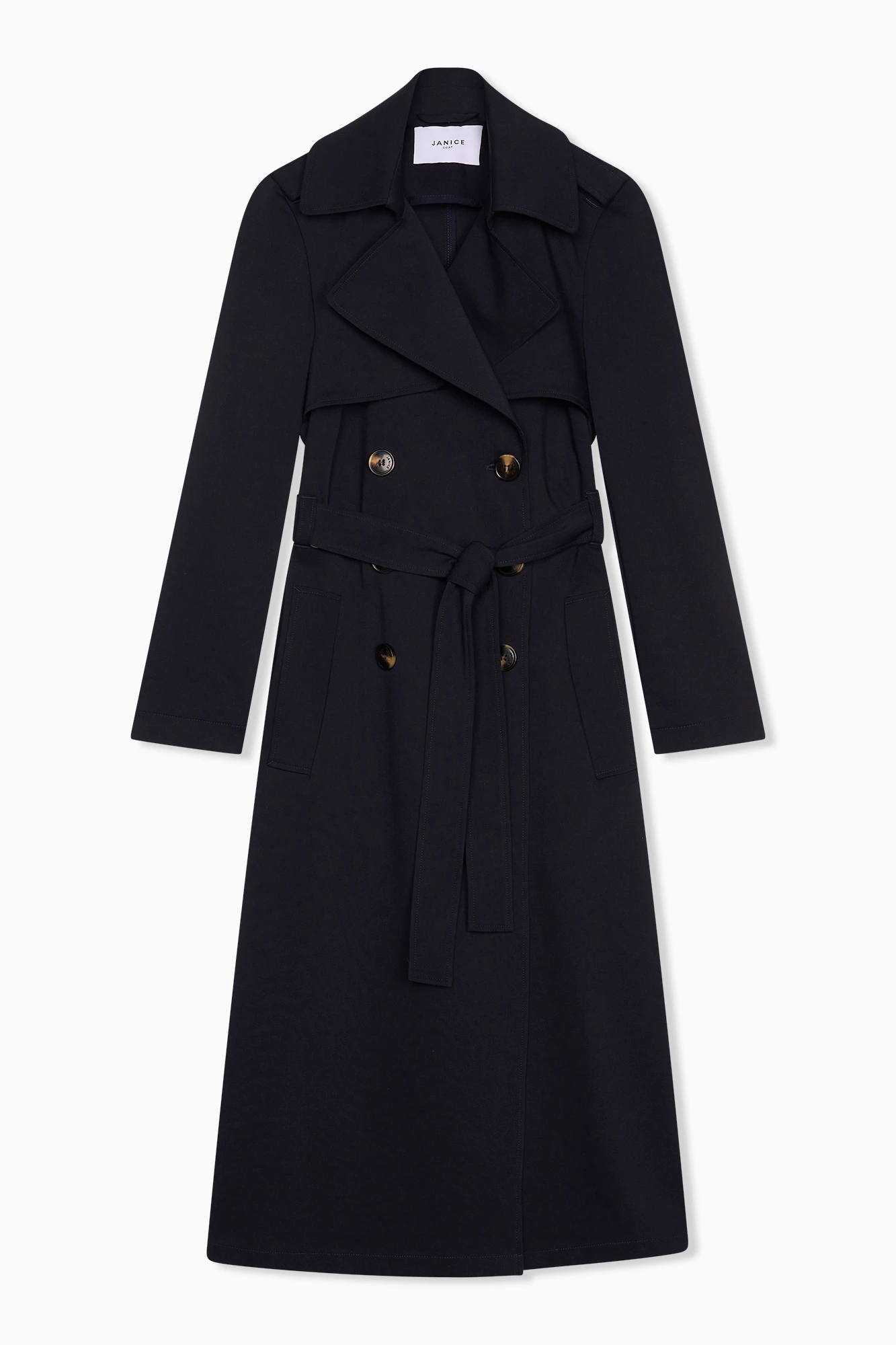 Trenchcoat Dames Robert Navy Blue