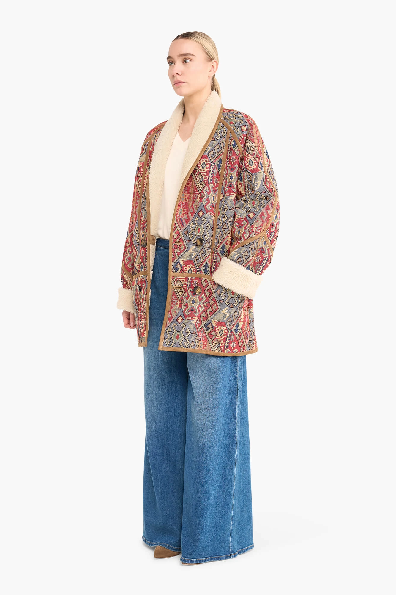 Jas Dames Jacquard Raf Aztec Red