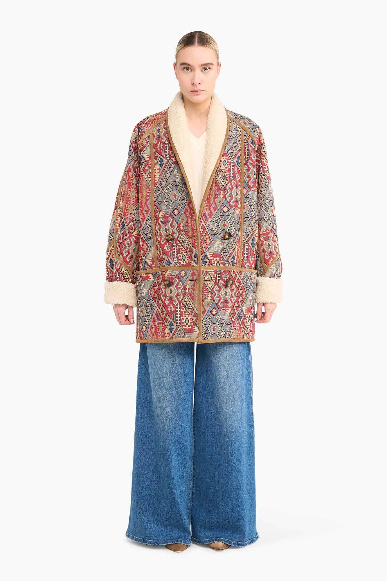 Jas Dames Jacquard Raf Aztec Red