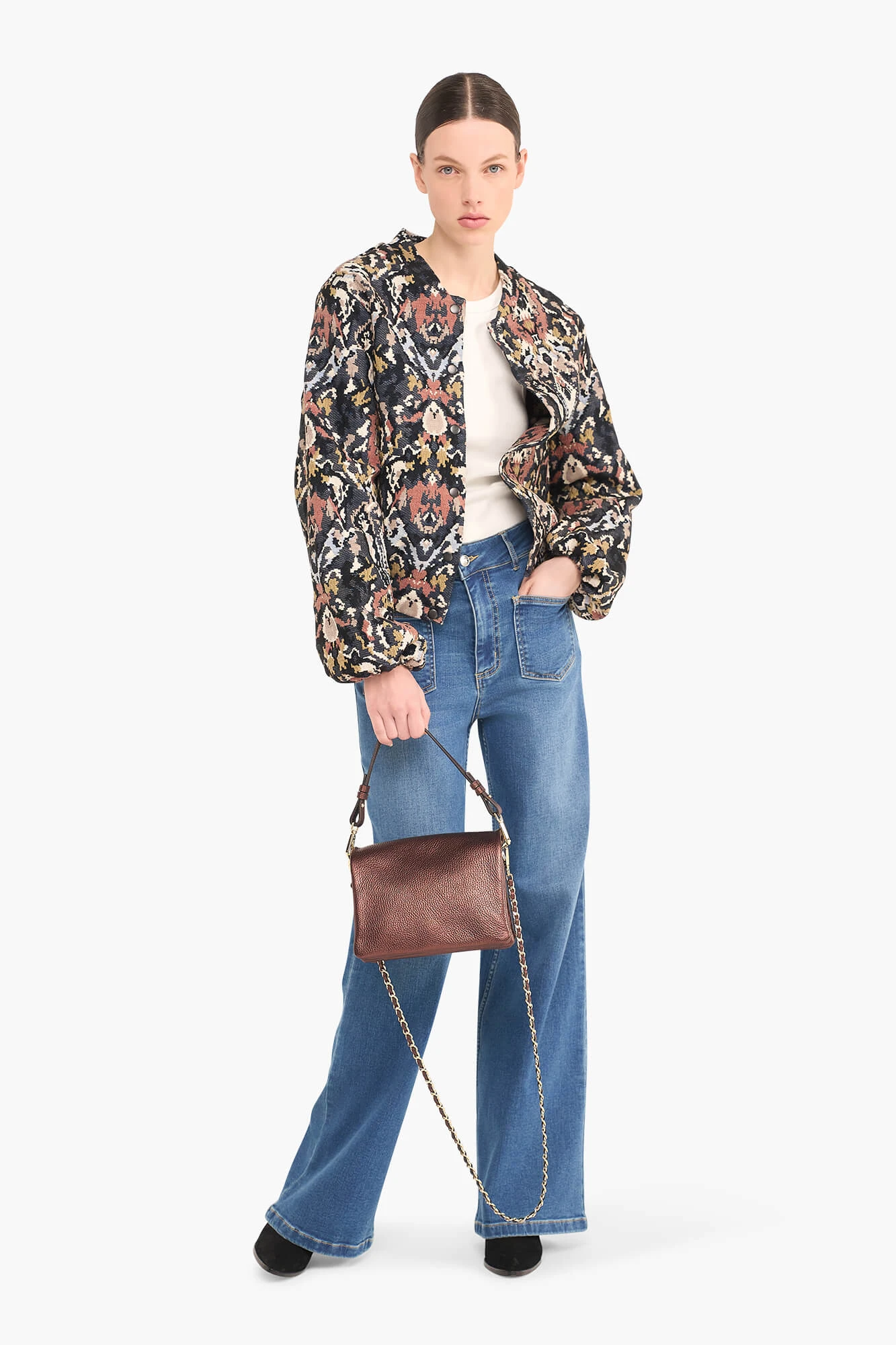 Jas Dames Jacquard Bing Pink