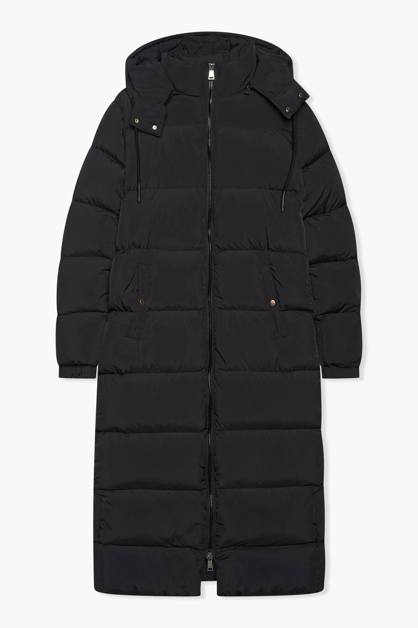 Puffer Jas Dames Lang Derrick Zwart