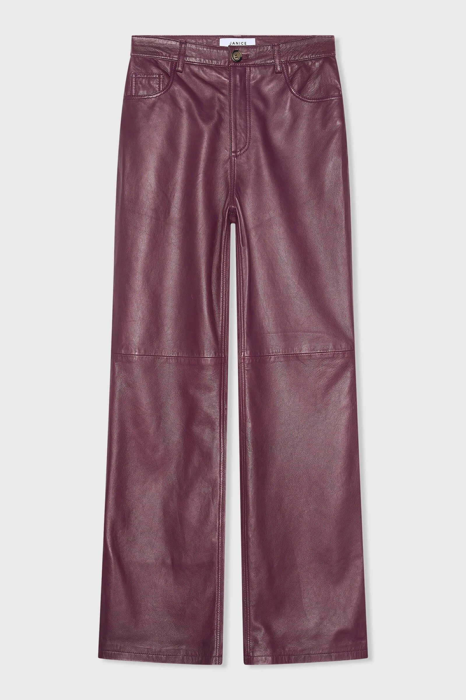 Jason Burgundy Leather