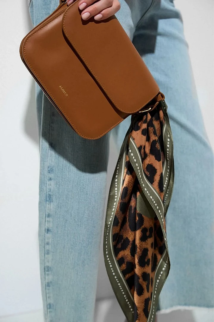 Leren Dames Tas Elias Camel