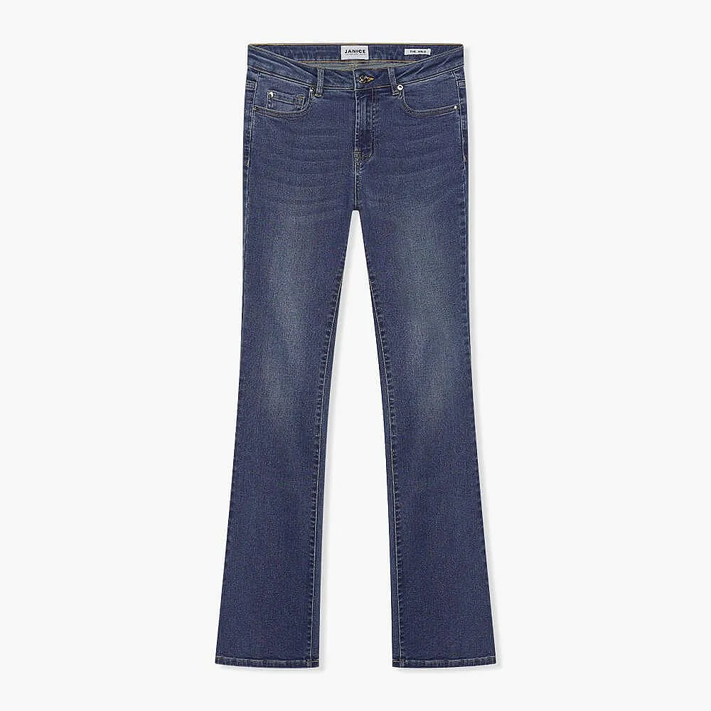 Flared Jeans Dames Arlo Blauw 111