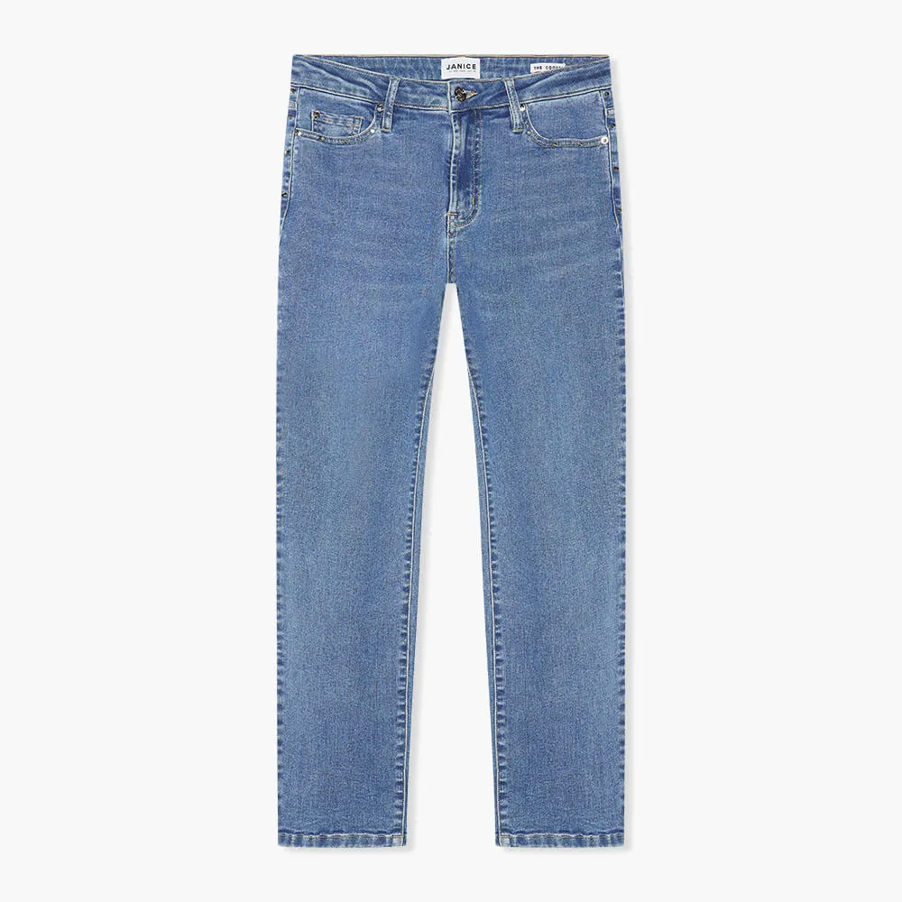 Mom Jeans Studs Cooper Blauw 028