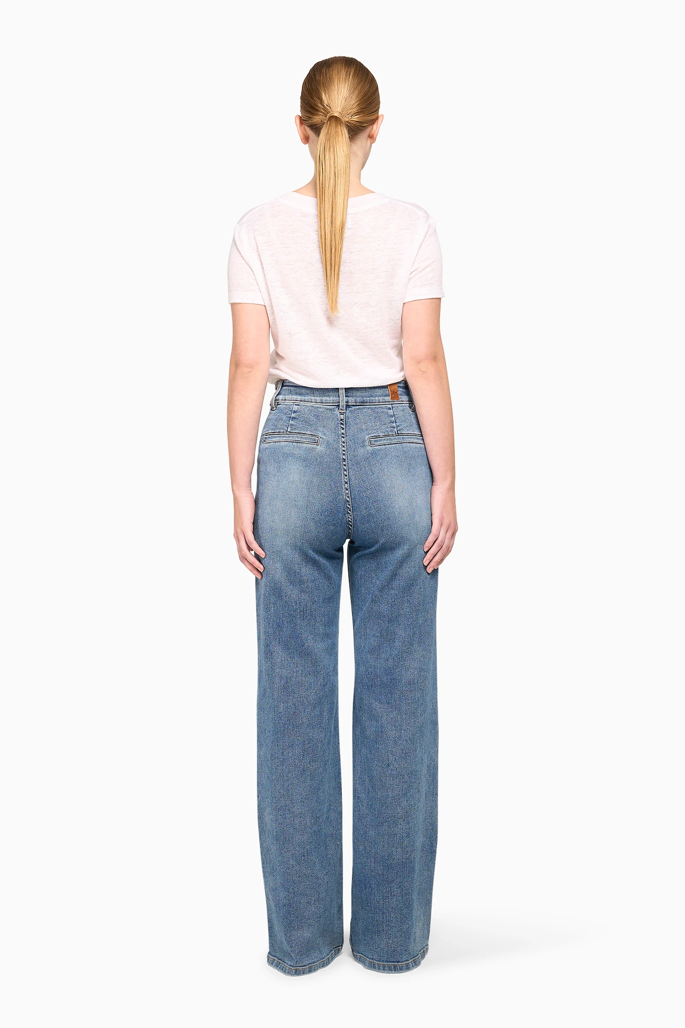 Women's High-Rise Flared Jeans Jagger Blue 422