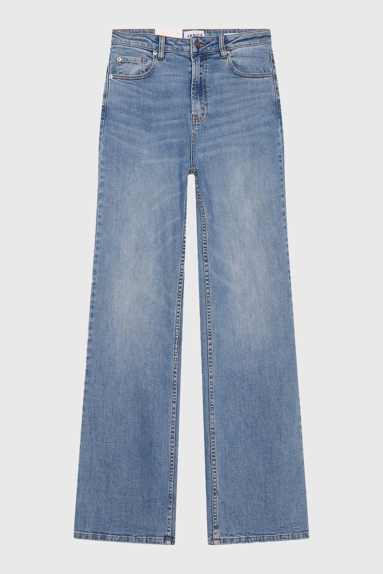 Jeans Dames Wijde Pijp Jason Blauw 323