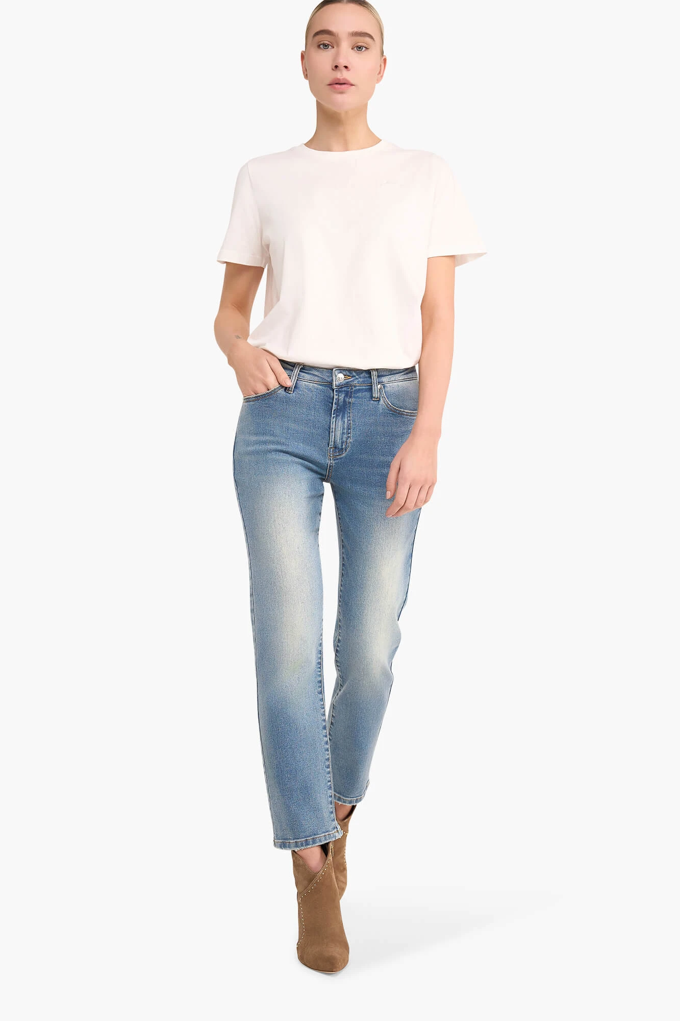 Mom-Jeans Cooper Blau 920