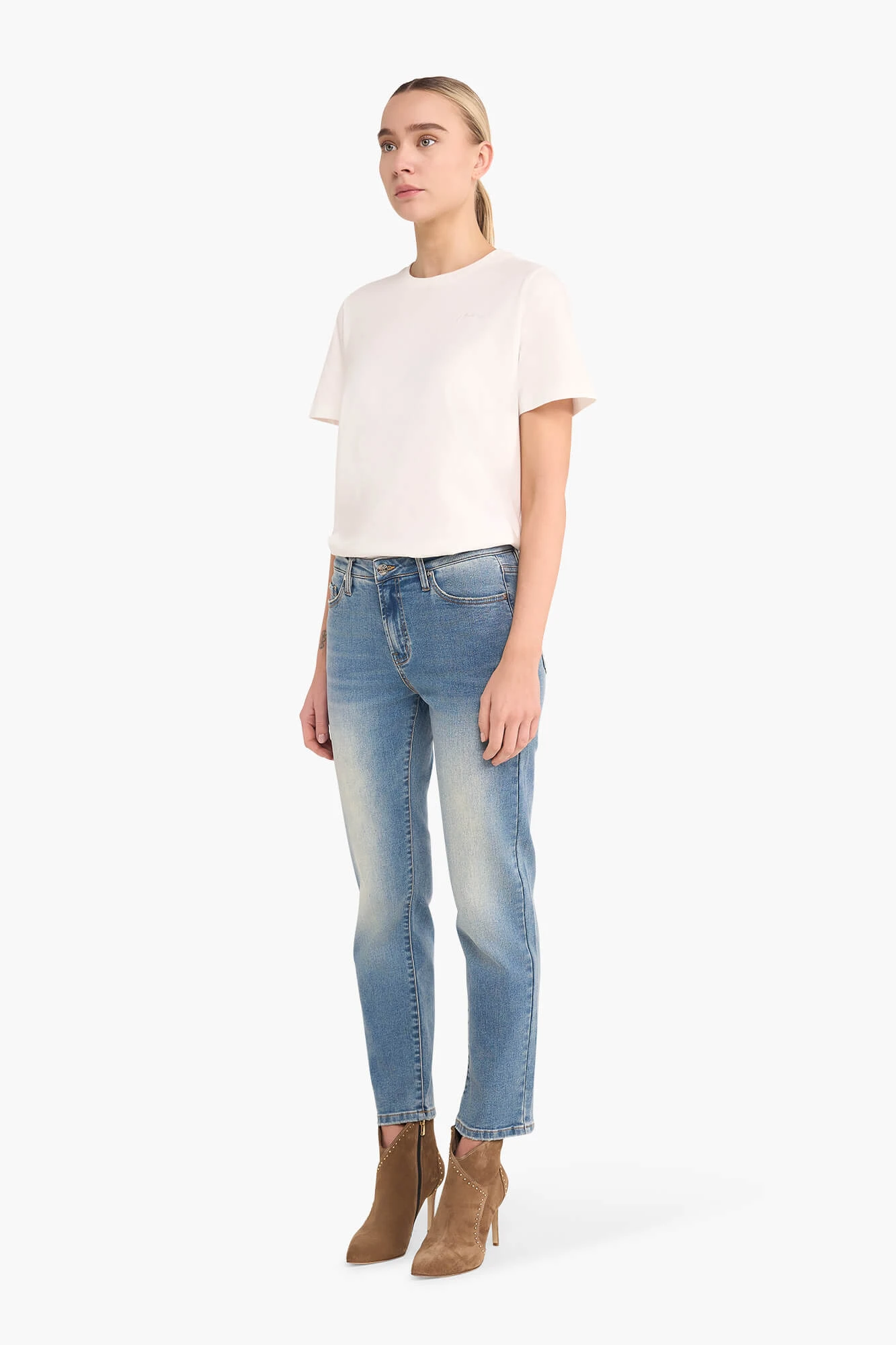 Mom-Jeans Cooper Blau 920