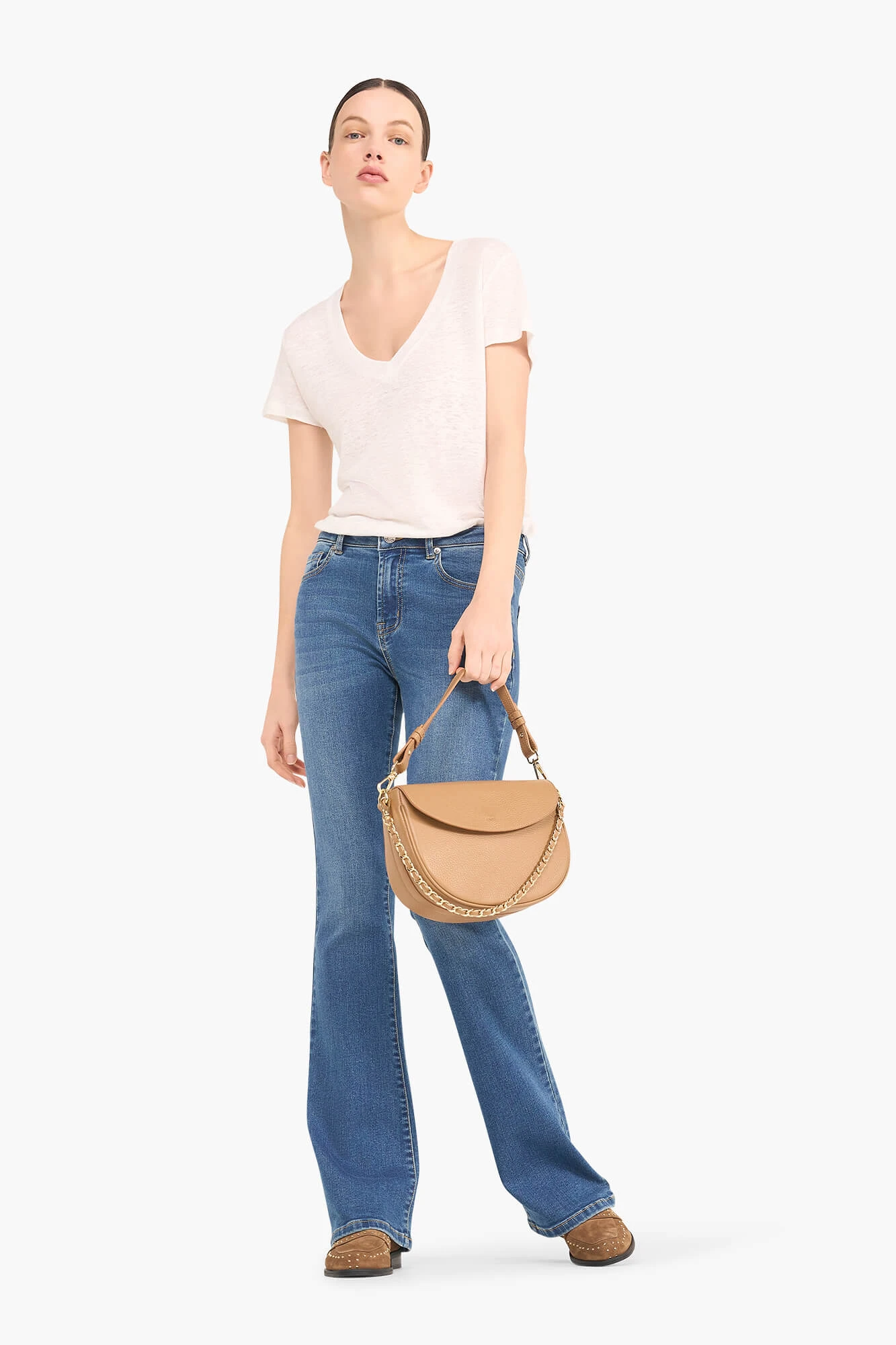 Flared Jeans Dames Arlo Blauw 111
