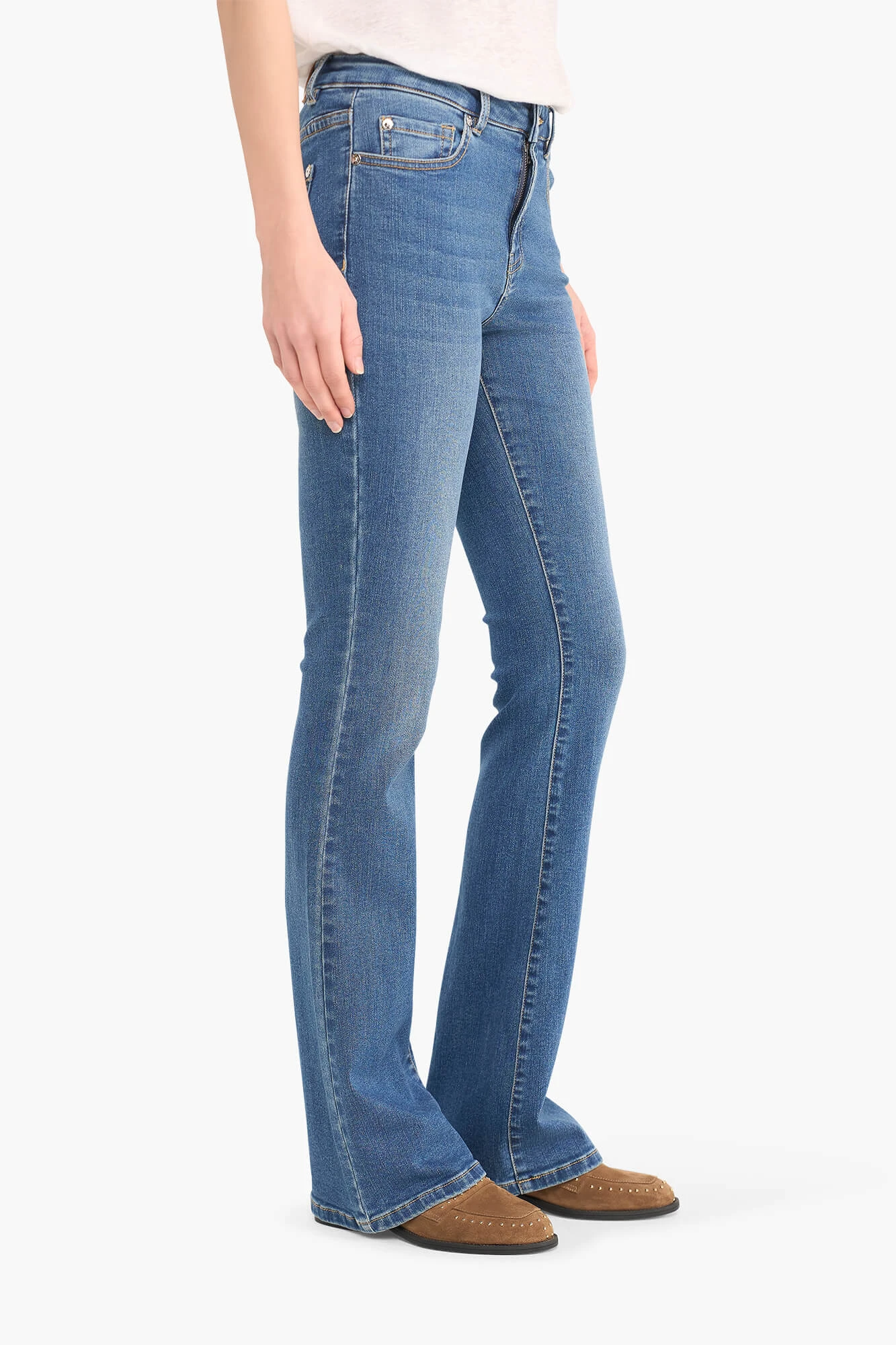 Flared Jeans Dames Arlo Blauw 111