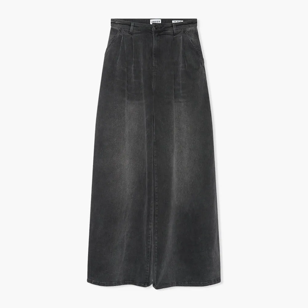 Jeans Dames Wijde Pijp Dollar Grijs 415
