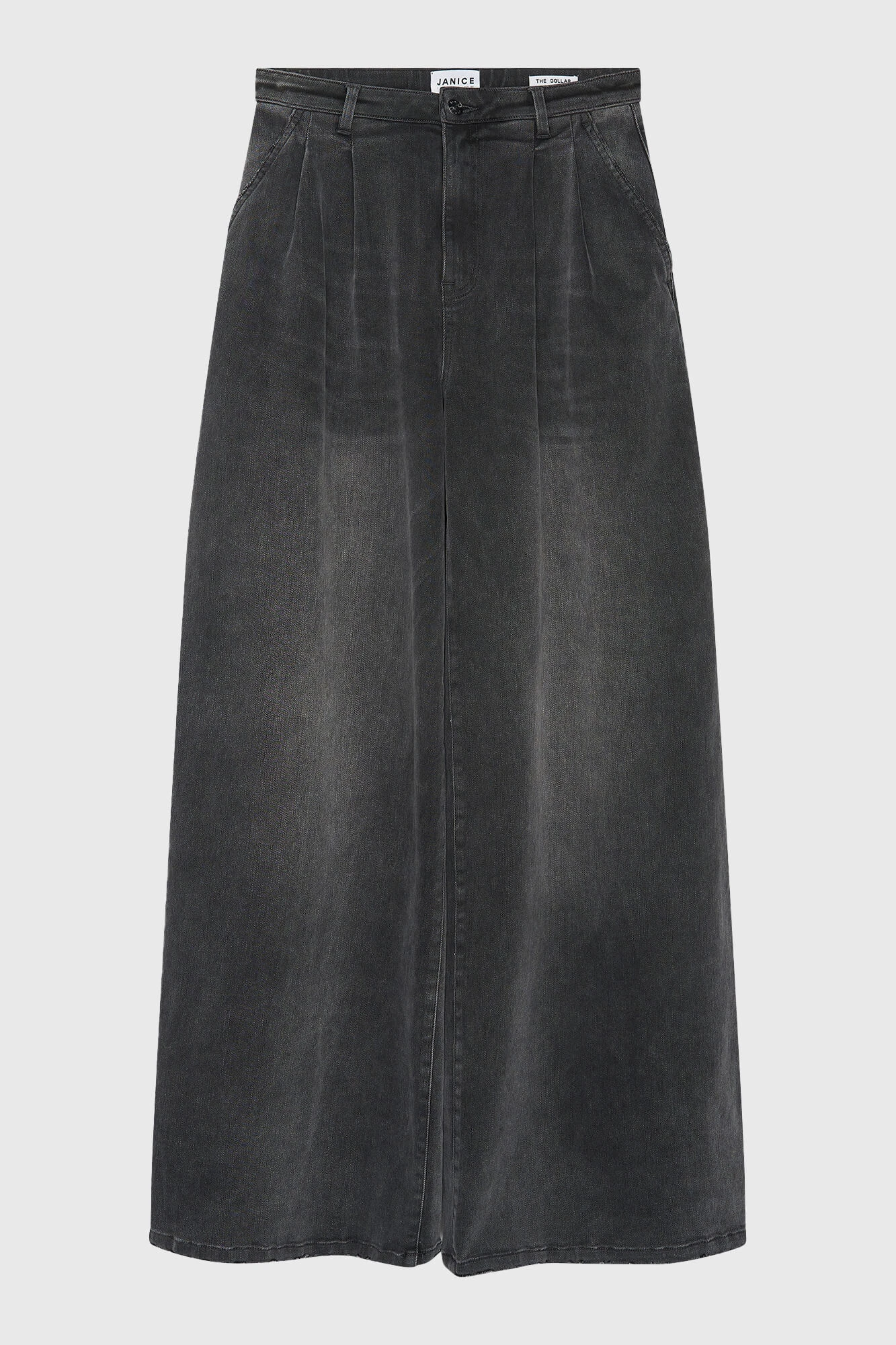 Jeans Dames Wijde Pijp Dollar Grijs 415