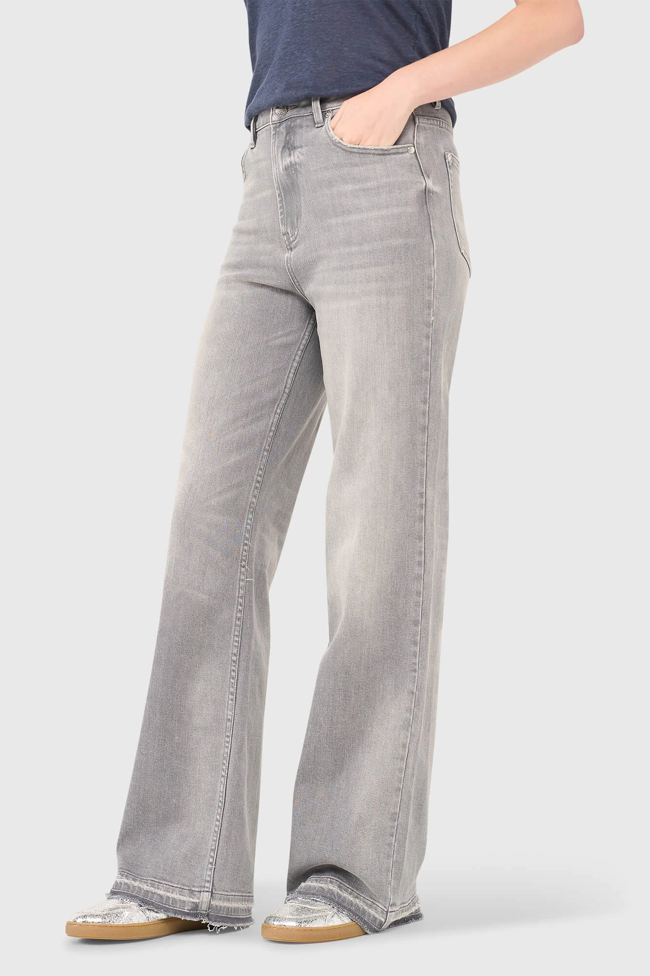 Jason Destroyed Jeans, Gray, Size 110