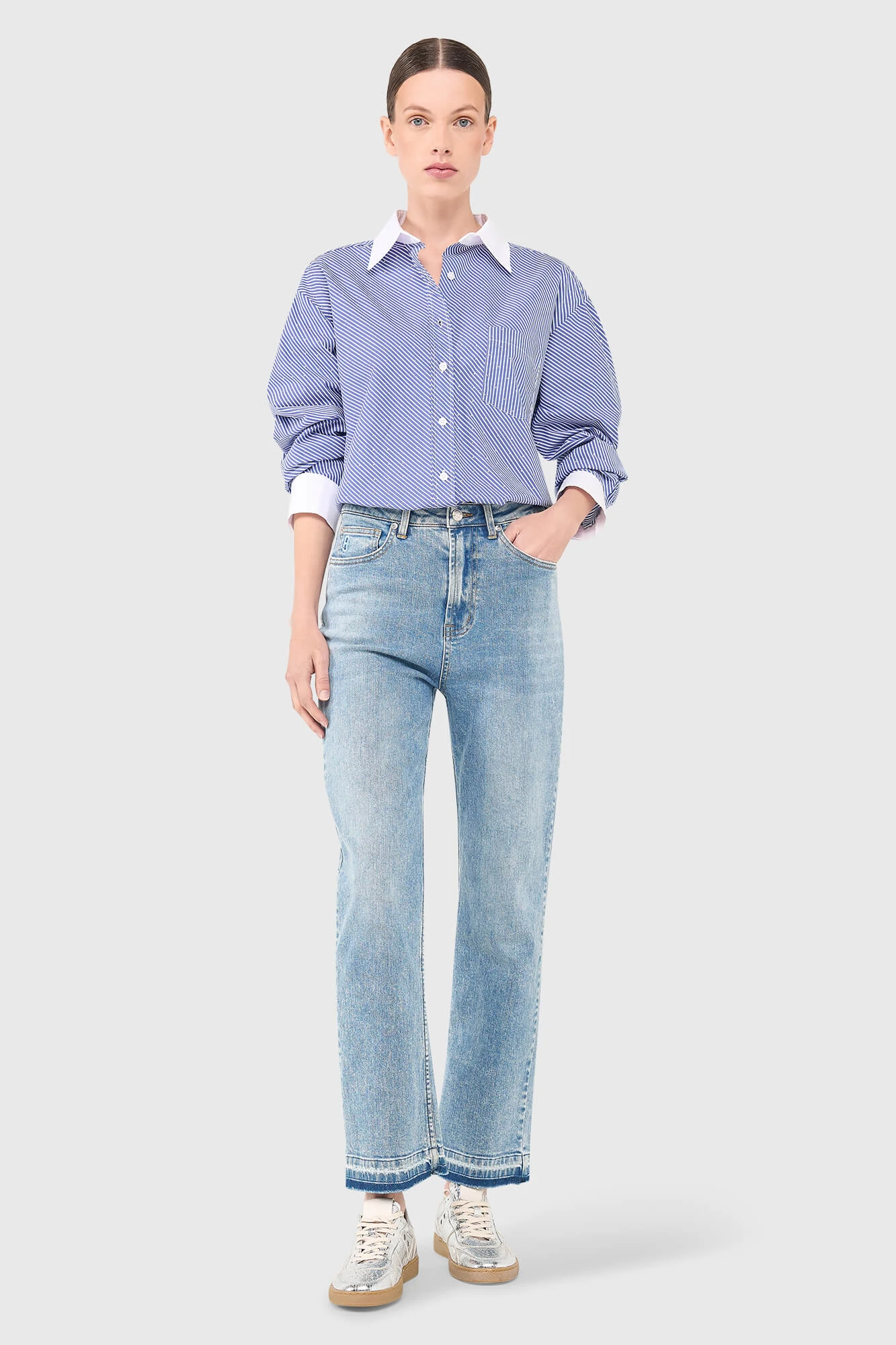 Morgan Jeans Blau 277
