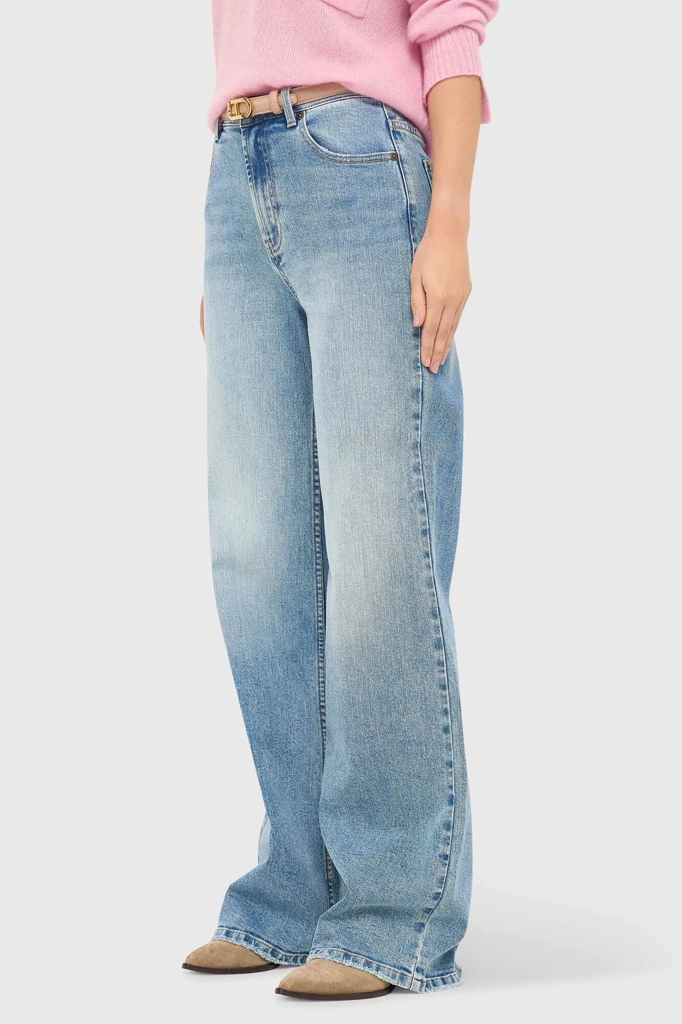 Women's Straight-Leg High-Rise Jeans, Jason Blue, 786