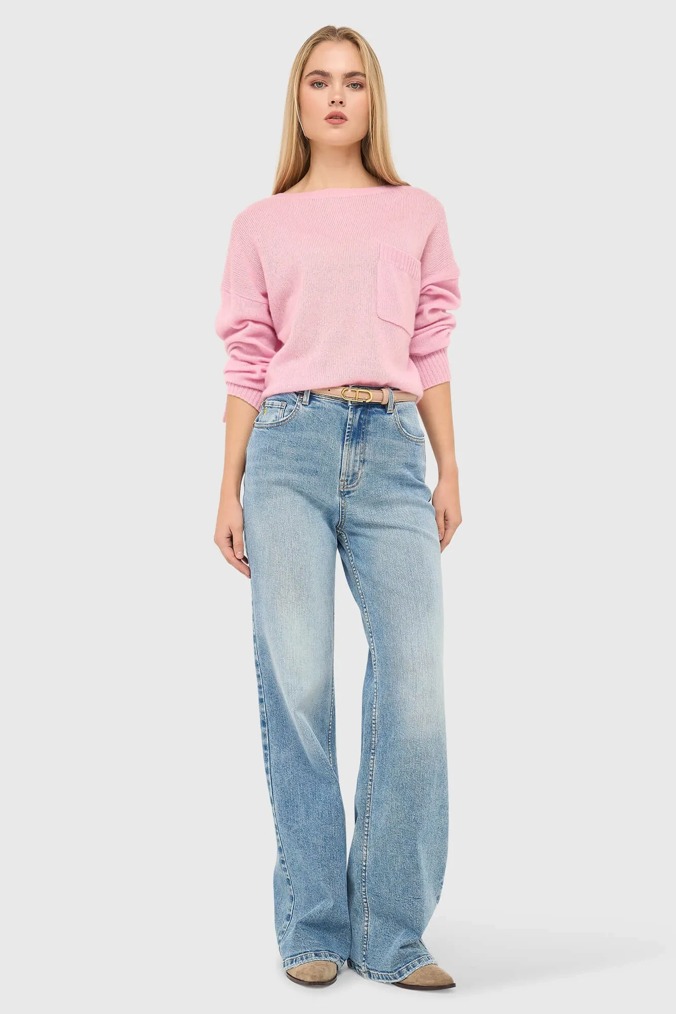 Women's Straight-Leg High-Rise Jeans, Jason Blue, 786