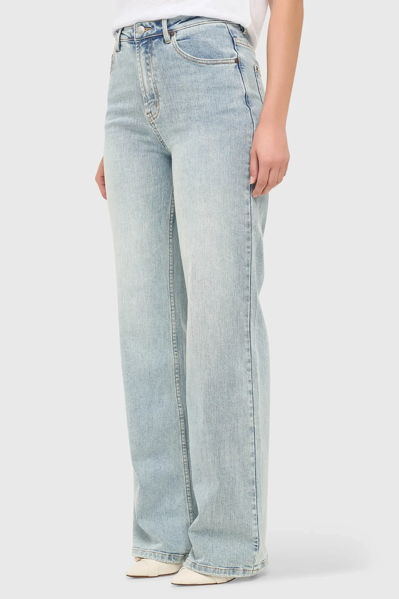 Women's Straight-Leg High-Rise Stretch Jeans, Jason Blue, Size 565