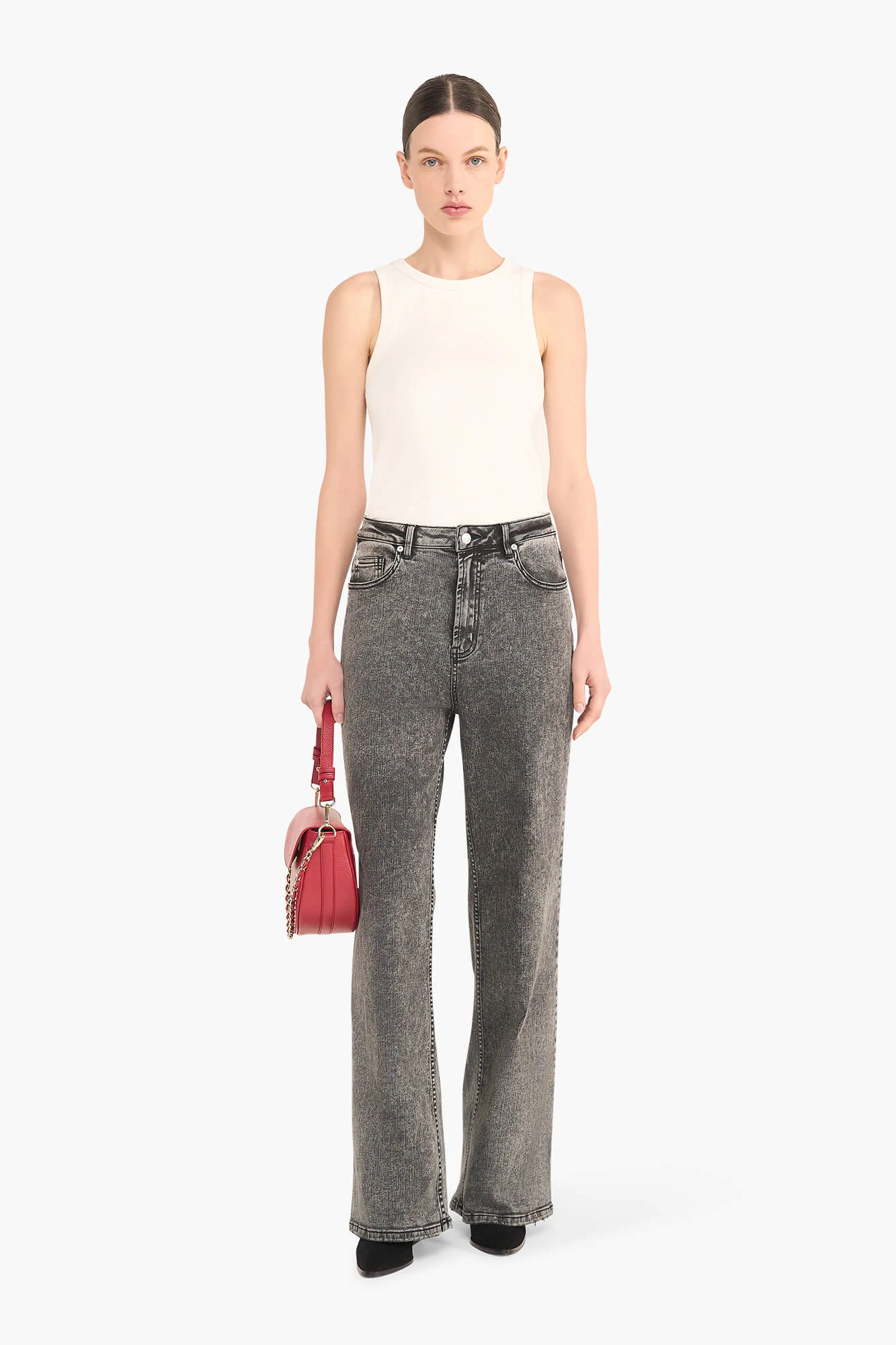 Women's Wide-Leg Jeans Jason Black 100