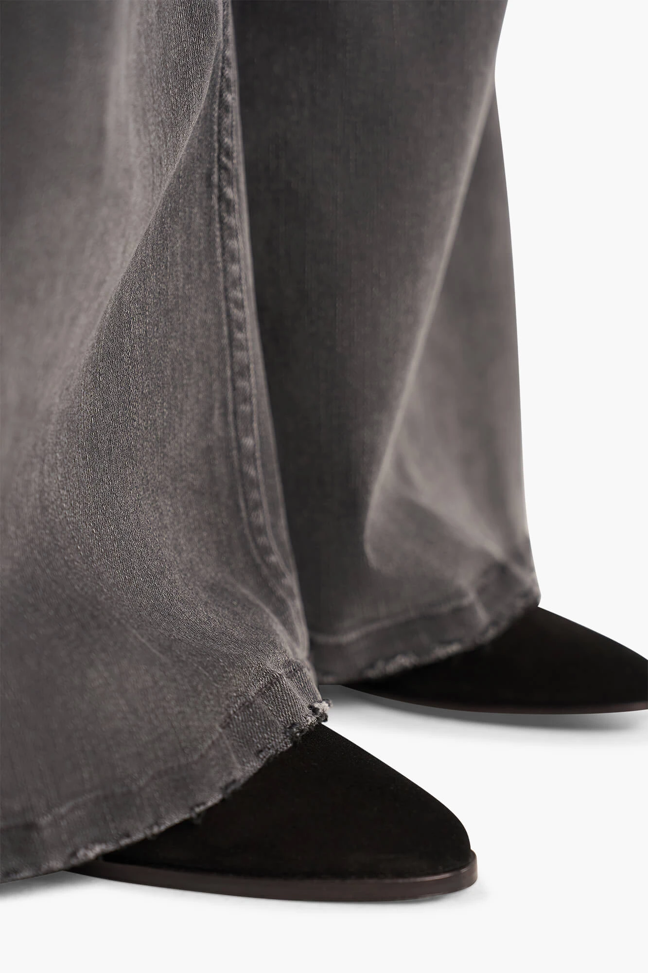 High Rise Wijde Leg Jeans Mason Grijs 415
