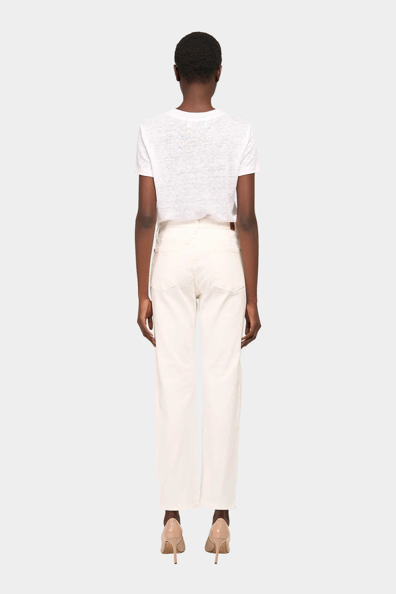 Witte Mom Jeans Cooper Off White 000