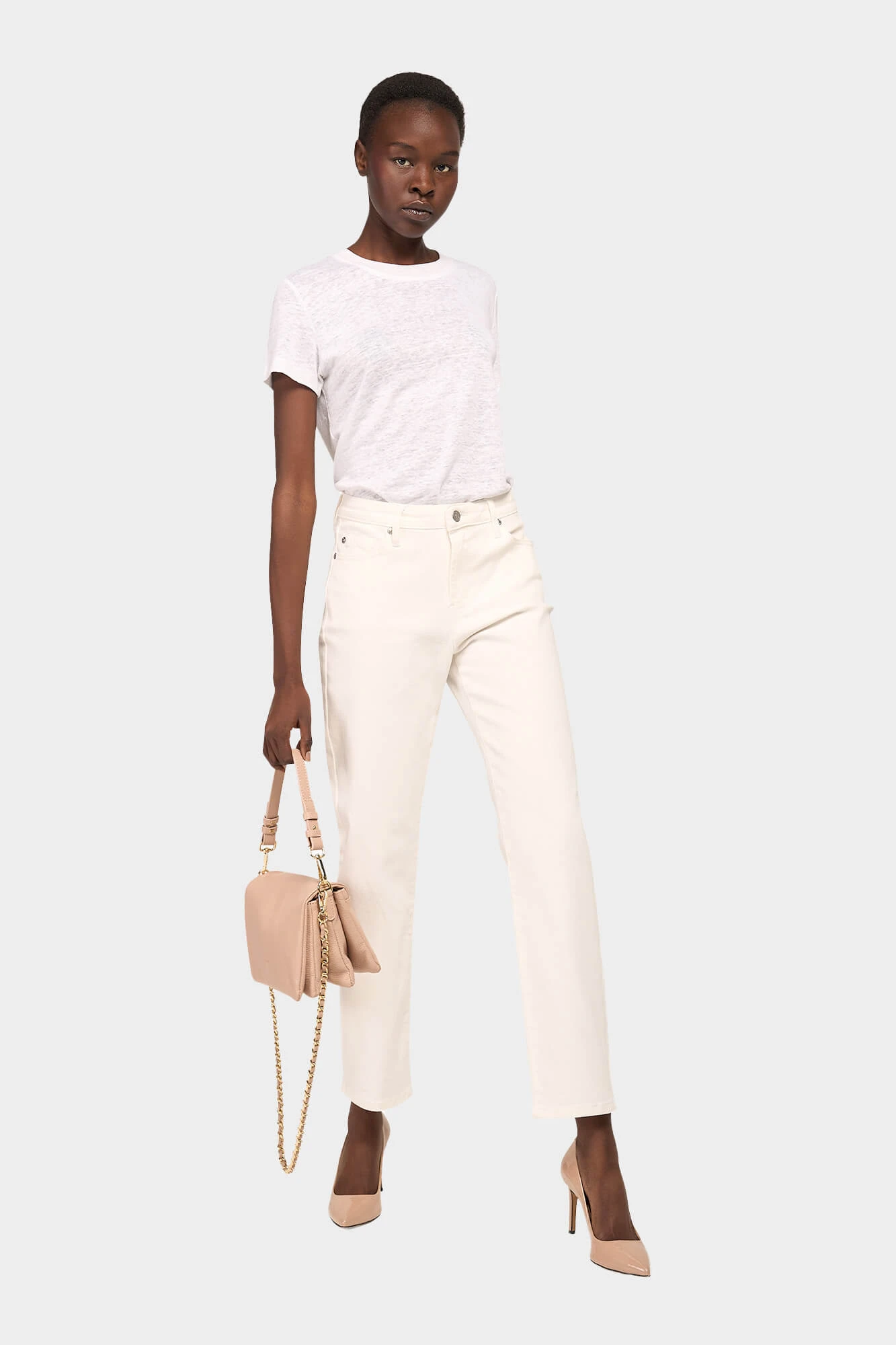Witte Mom Jeans Cooper Off White 000