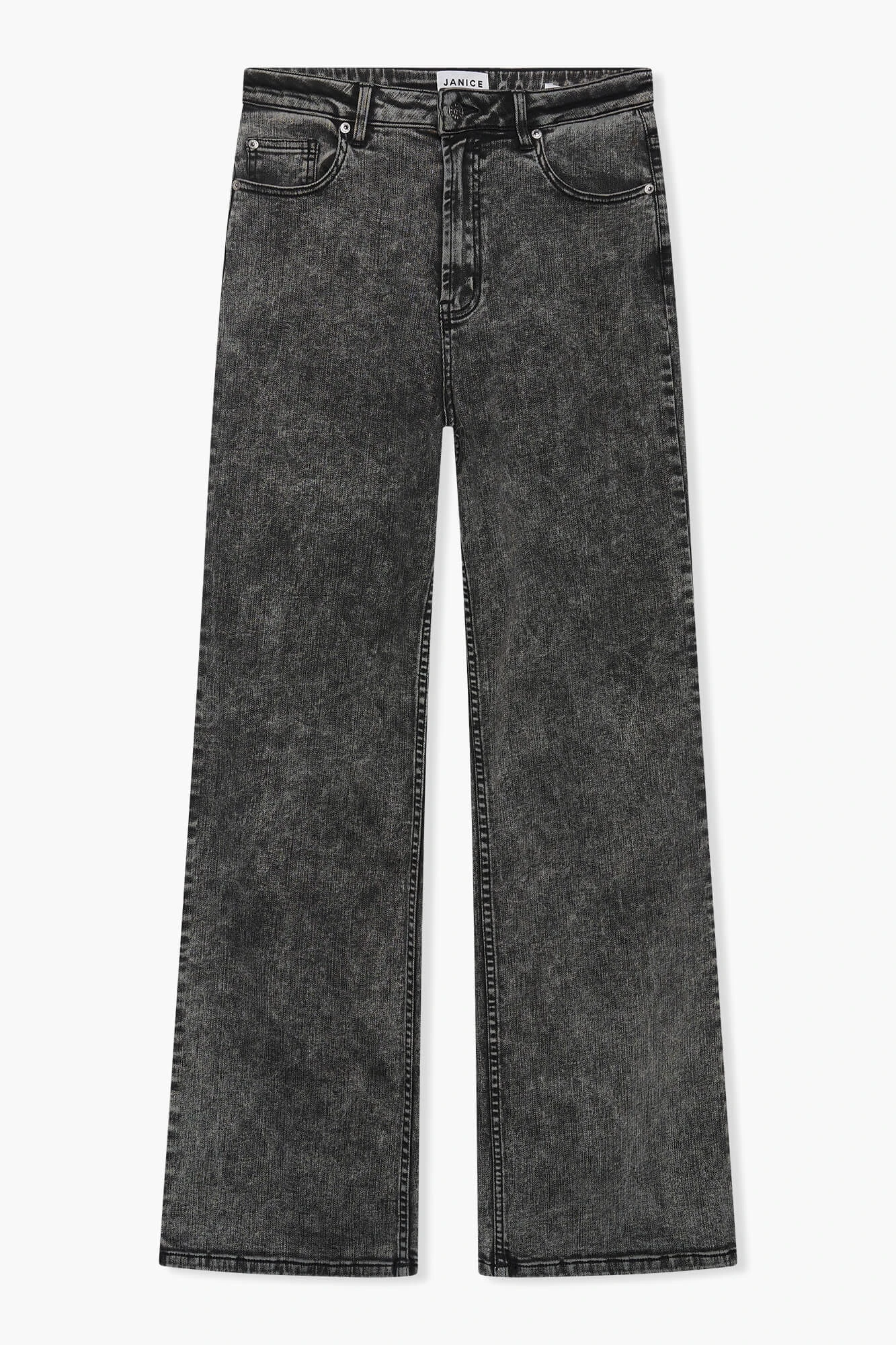 Jeans für Damen, weit geschnitten, Jason, schwarz, 100