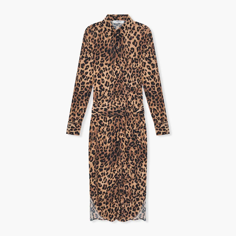 Panterprint Blouse Jurk Viscose Macky