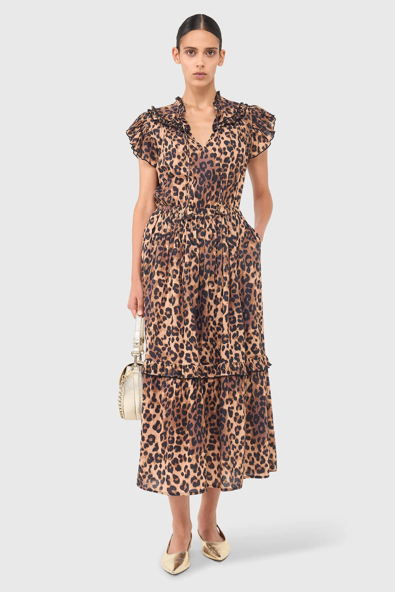 Hunter Leopard-Print Dress