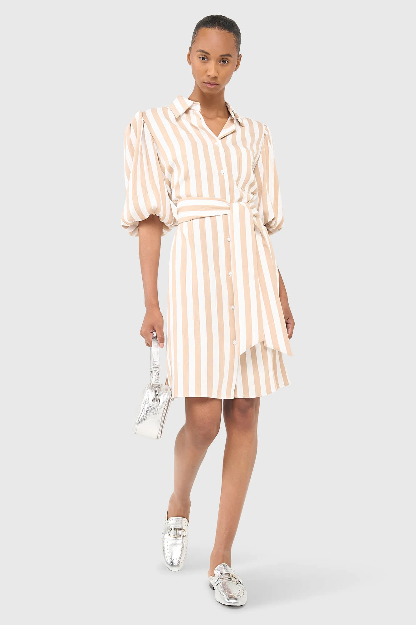 Gavin Jurk Beige Streep