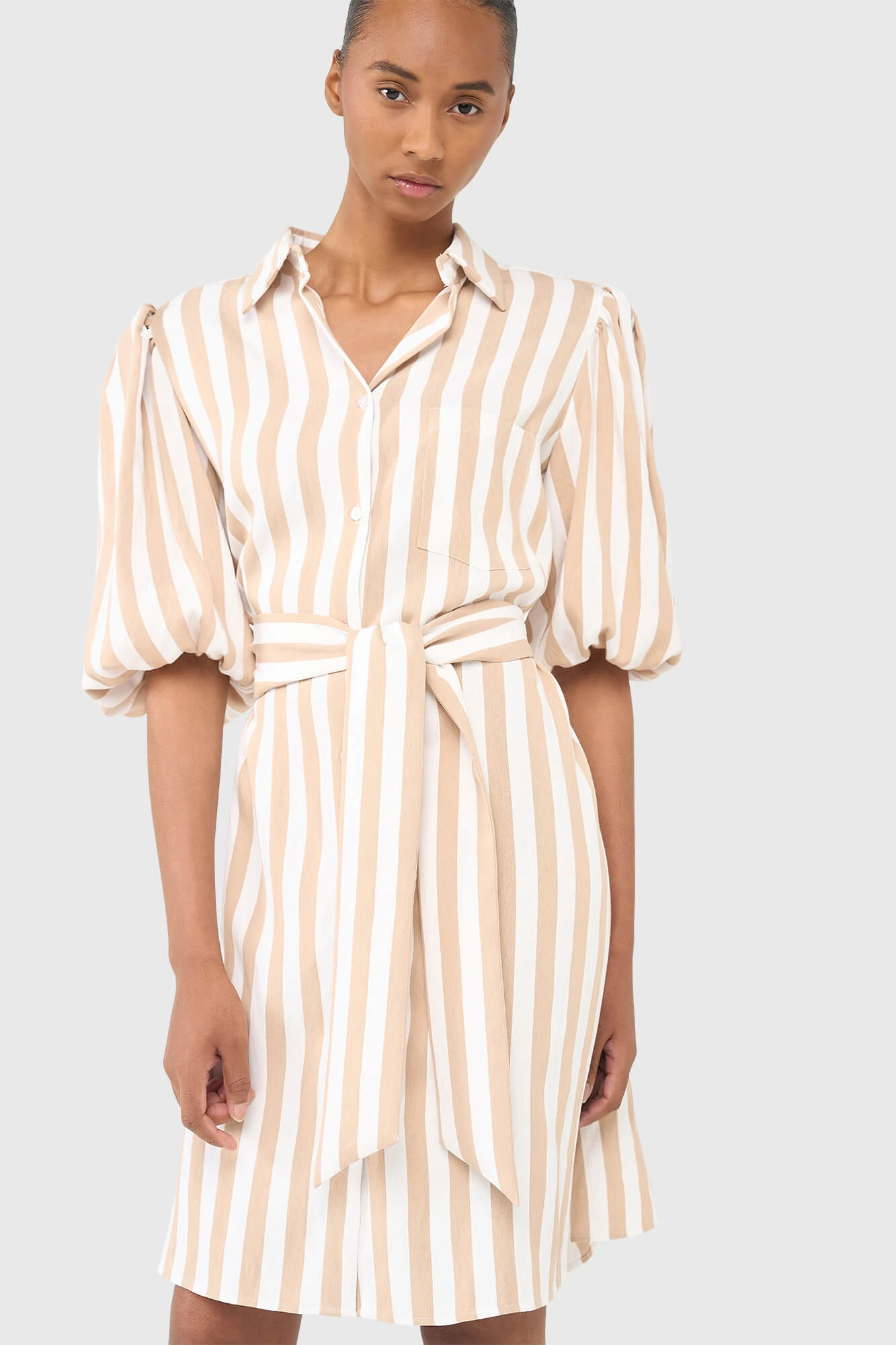 Gavin Jurk Beige Streep